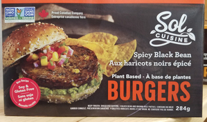 Frozen Burger - Spicy Black Bean (Sol)